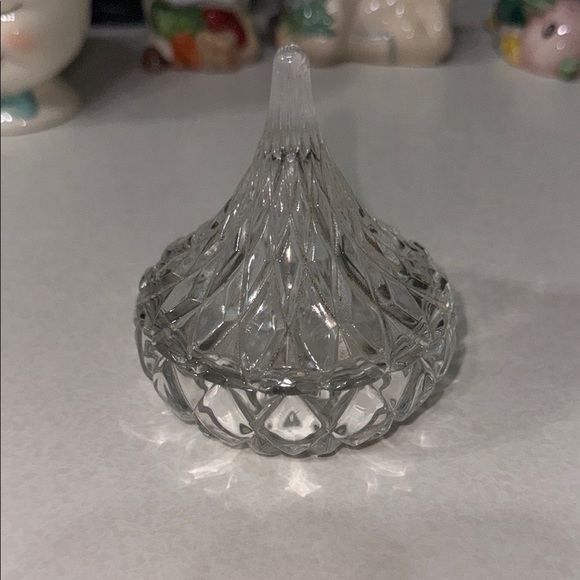 Godinger Other - Godinger Crystal Famous 100th Anniversary Hersheys Kiss Crystal Candy Dish Vtg